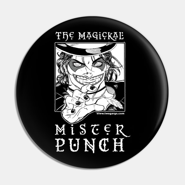 Magickal Mr. Punch Pin by Twogargs