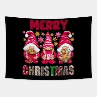 Merry Christmas Gnome Family Funny Xmas Tree Women Men Kids Tapestry