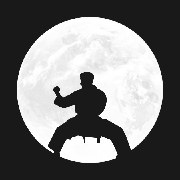 Disover Karate Practitioner in Fullmoon - Karate - T-Shirt