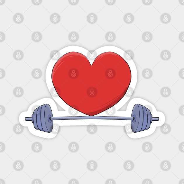 I Love Working Out Magnet by DiegoCarvalho