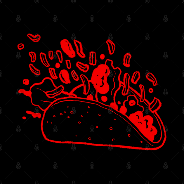 Spolled Taco Red by Sketchy