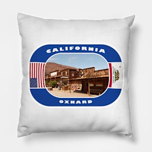 California, Oxnard City, USA Pillow