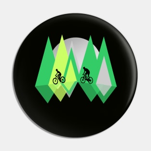 Mountain Bike Heartbeat Divertido MTB Dirt Bike Pin