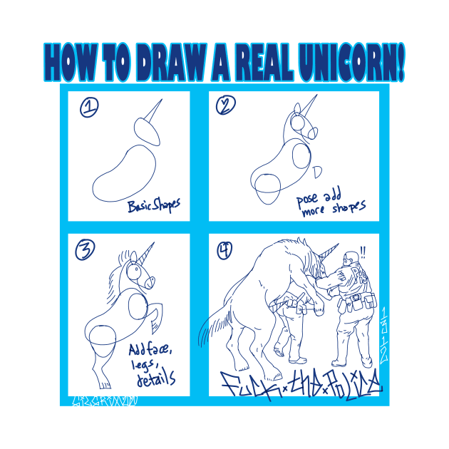 How to draw a real unicorn by gilgrim