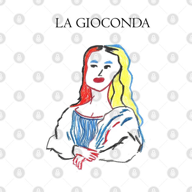 LA GIOCONDA pencil drawing by Le petit fennec