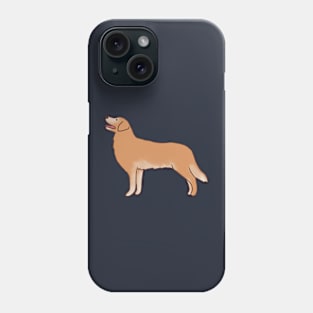 Golden Retriever illustration Phone Case