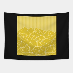 Ab Lines Up Yellow Tapestry