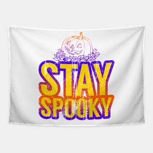 Stay Spooky Pumpkin Tapestry