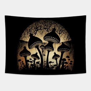 Cottagecore Mushrooms Nature Forest Garden Lover Tapestry