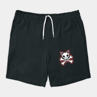 Halloween Cat Skull Shorts