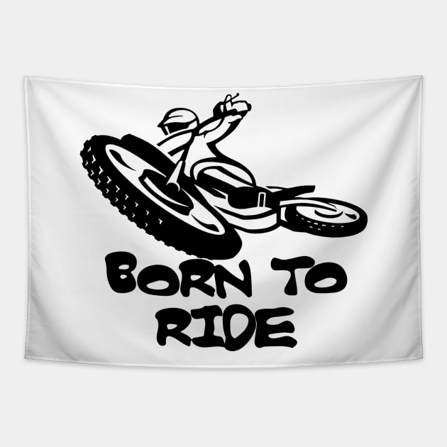 born to ride Tapestry by Liones Jenkins