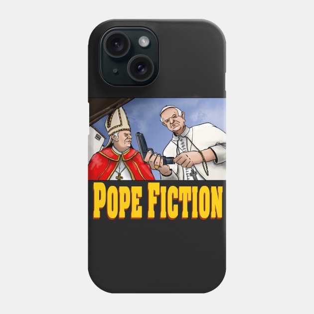 Pope Fiction Phone Case by plane_yogurt