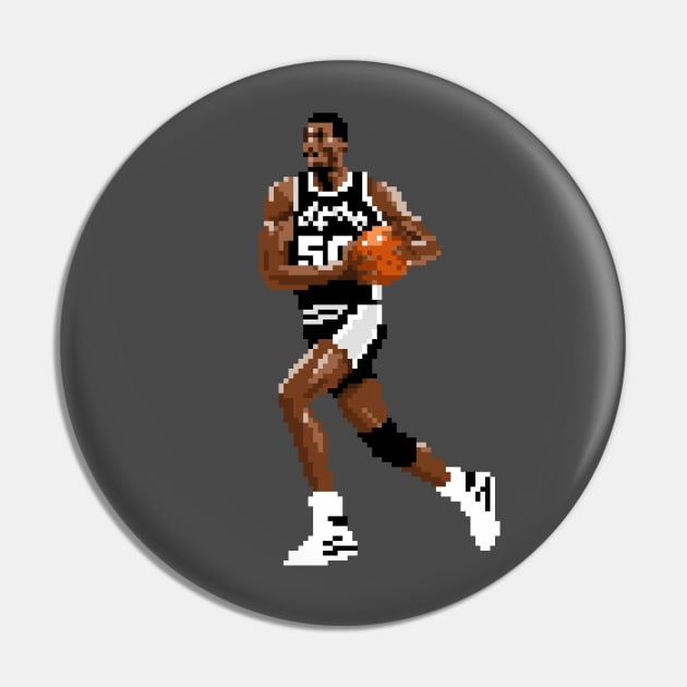 David Robinson Pixel Dribble Pin by qiangdade