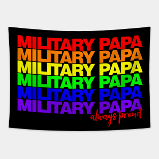 Military Papa Pride Tapestry