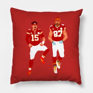 Patrick mahomes 15 x Travis KELCE 87 Pillow