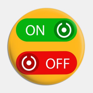 on-off button Pin