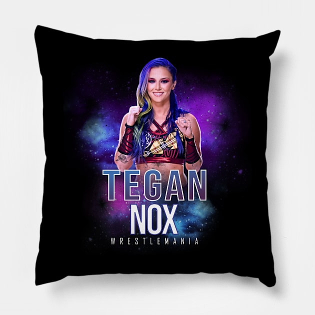 tegan nox wrestle Pillow by KomenX