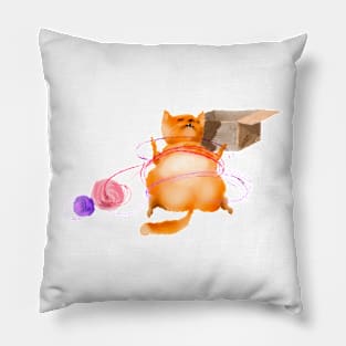 red cat Pillow