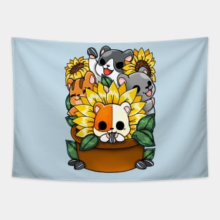 Sunflower Hamster Tapestry