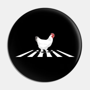 Chicken Crossing Pin