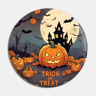 Trick or Treat Pumpkin ,Brafdesign Pin