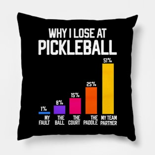 Why I Lose at Pickleball Pillow