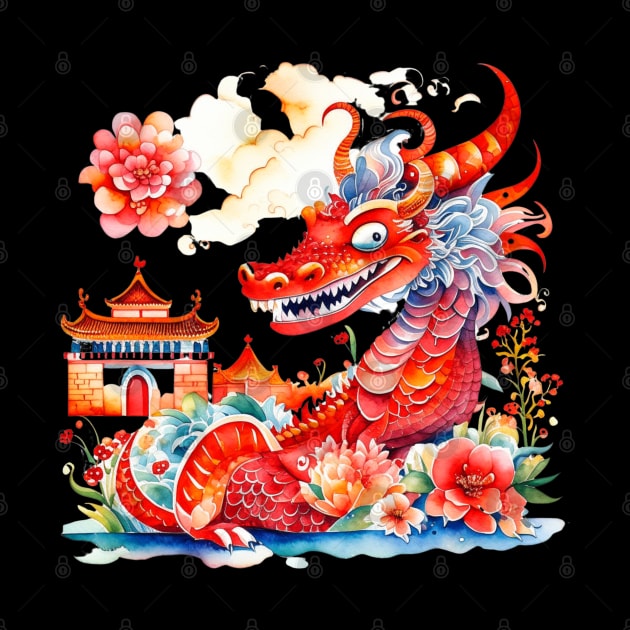 Chinese Dragon - Lunar New Year 2024- Year of the Dragon by MyVictory
