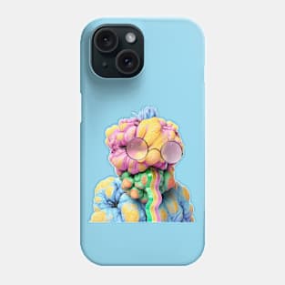 RAINBOW FUNNY FANTASY CREATURE WEARING GLASSES 3D Phone Case