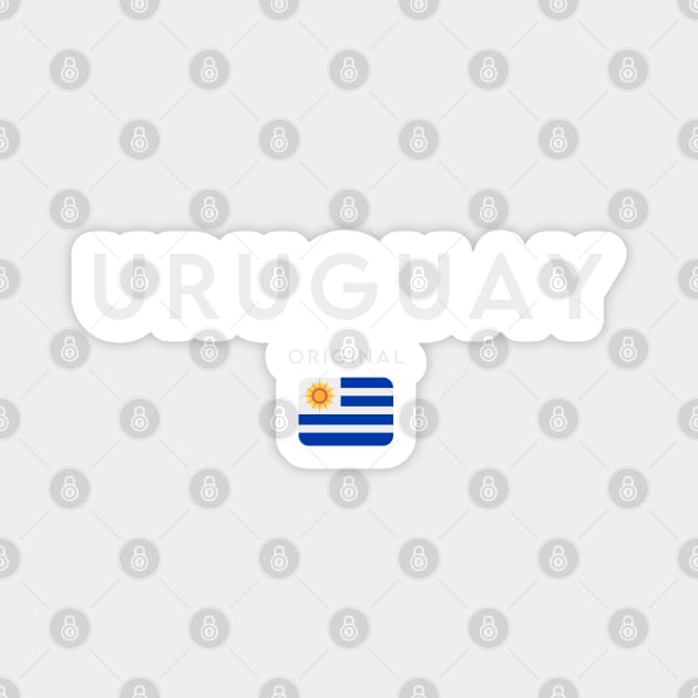 Uruguay flag, uruguayan flag Magnet by eka123
