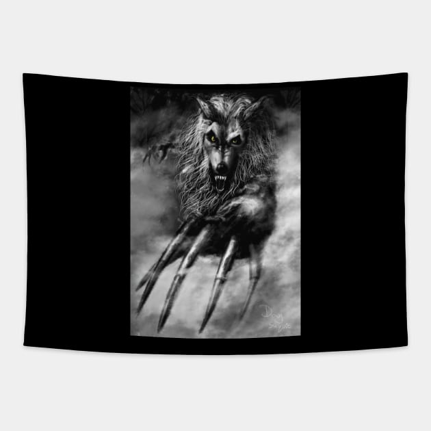 Werewolf Tapestry by DougSQ