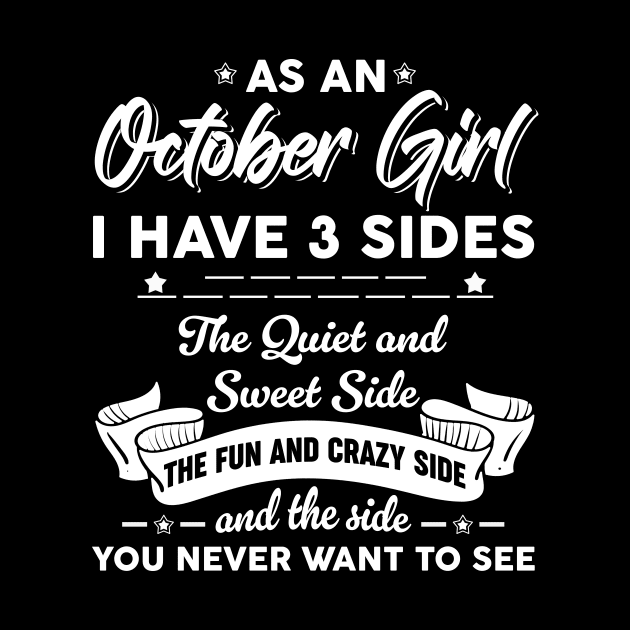 As A October Girl I Have 3 Sides The Quiet & Sweet by Zaaa Amut Amut Indonesia Zaaaa