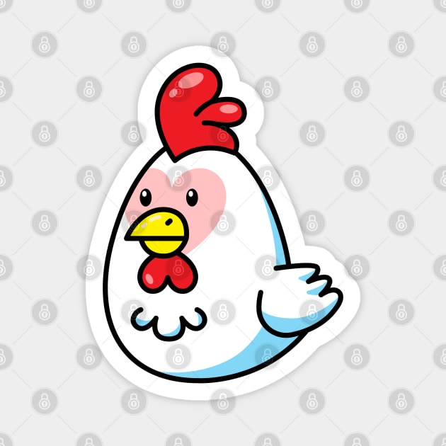 Chicky Chicken Magnet by rudypagnel