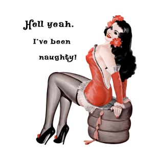 Naughty Retro Girl T-Shirt