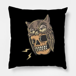 Owl skull Pillow