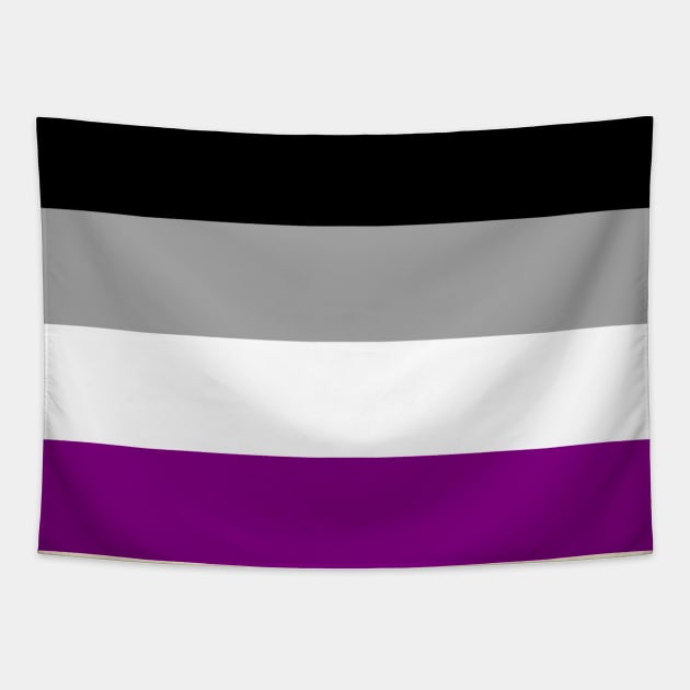Asexual Pride Flag Tapestry by sovereign120