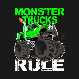 Vintage Monster Truck Lover This Is How I Roll Funny Gift T-Shirt