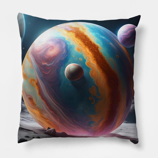 Marbles Pillow by Lyvershop