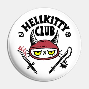 Hell Kitty Club Pin