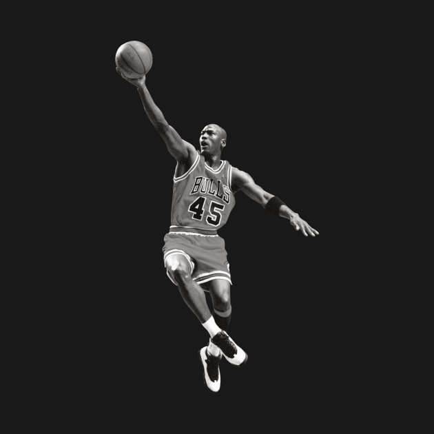 Michael Jordan B/W by Trukoleng