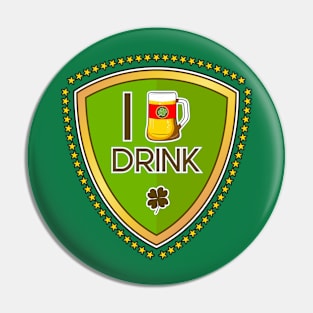 I Beer Drink Pin