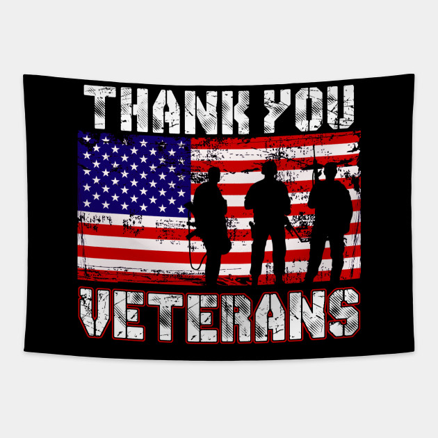 Veteran Day Thank You Veterans American Flag Veteran Day Thank You Veterans Ame Tapestry Teepublic We appreciate them through the designs. veteran day thank you veterans american flag by tranhuyen32