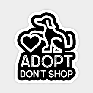 Adopt Don't Shop Pet Adoption Magnet