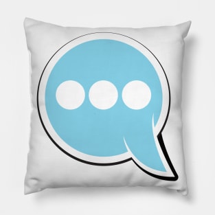 Chat Bubble Pillow