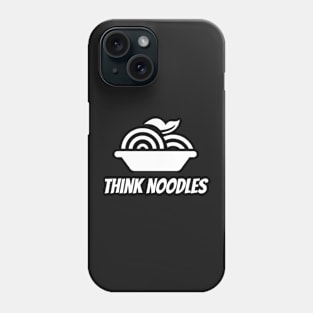 Think noodles black Phone Case