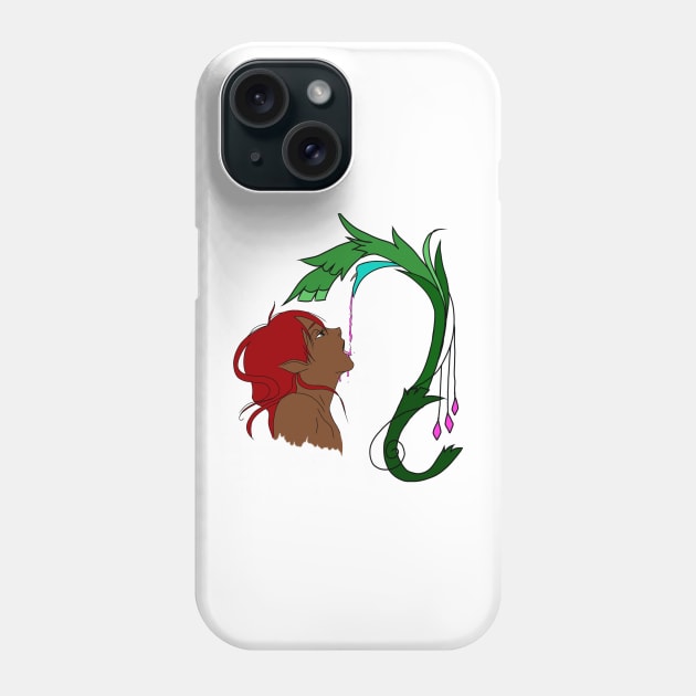 Copy of Elf drinking from a flower Phone Case by RavenRarities