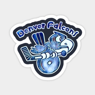 Denver Falcons Hockey Magnet