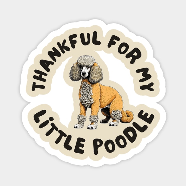 Thankful for my little poodle Magnet by IOANNISSKEVAS