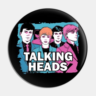 Talking Heads Pin