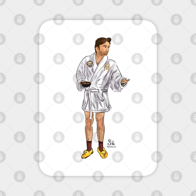 David Tennant in a robe Magnet by AC Salva