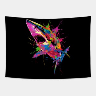 Shark Terrific Teeth Tapestry